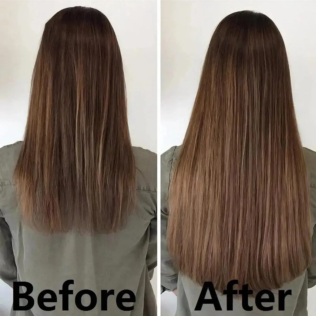 Clips In Hair Extension Long Straight Hair Pieces Clip In Hair Extension 22inches 7pcs/set Synthetic Fake Hair Pieces for Women — image 5