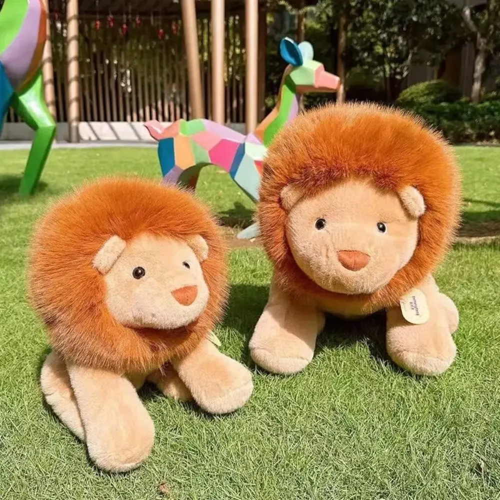 Creative Gift Soft Lion Stuffed Animal Plush Pillow Emotional Support Cute Plush Toy 15.8inch Stuffed Toys — image 4