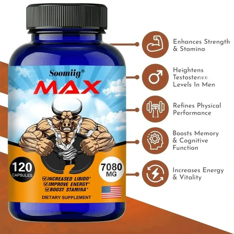 Male Supplement - Support Men Healthy Enhancing Long Lasting Powerful Supplement Capsules — image 6