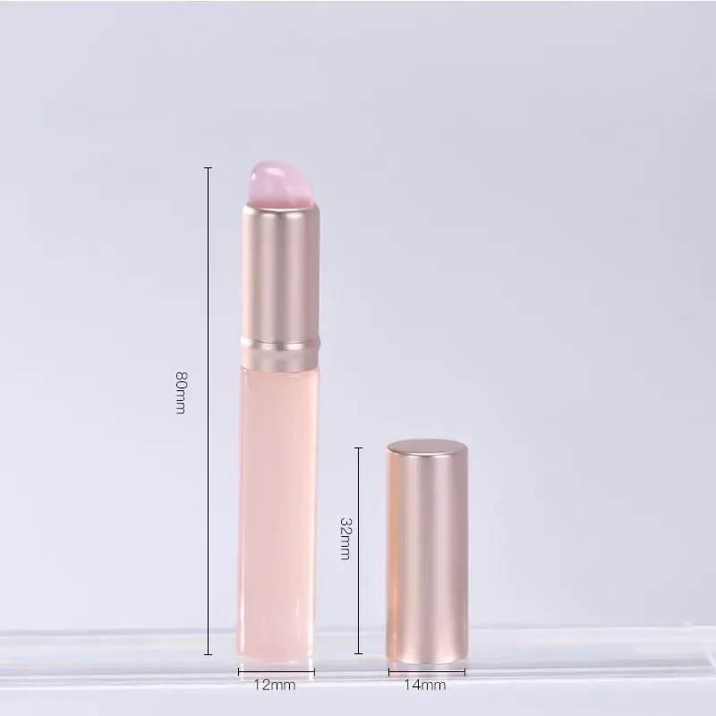 Silikon-Lippenpinsel, kleiner runder Kopf, Wischpinsel, staubdicht, abgedeckter Lippenpinsel, multifunktionaler Lippenstift, Concealer, Make-up-Werkzeuge