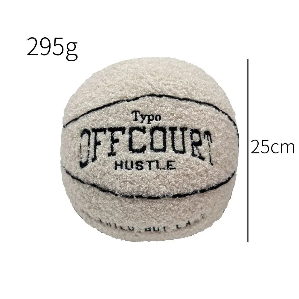 Creative Offcourt Basketball Pillow Basketball Simulation Basketball Pillow 25cm Funny Lifelike Basketball Pillow Girl Boy — image 5