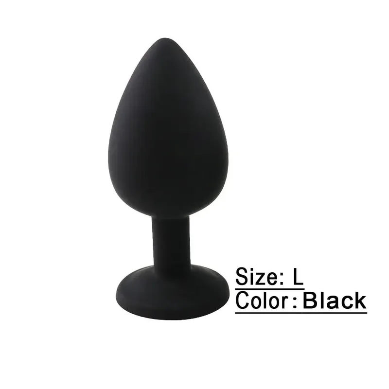 Plugue anal de silicone macio p/m/l, mini plugue erótico para bunda, brinquedo sexual para iniciantes, homens, mulheres, casais gays, estimulador de próstata, brinquedo de sexo anal — image 9