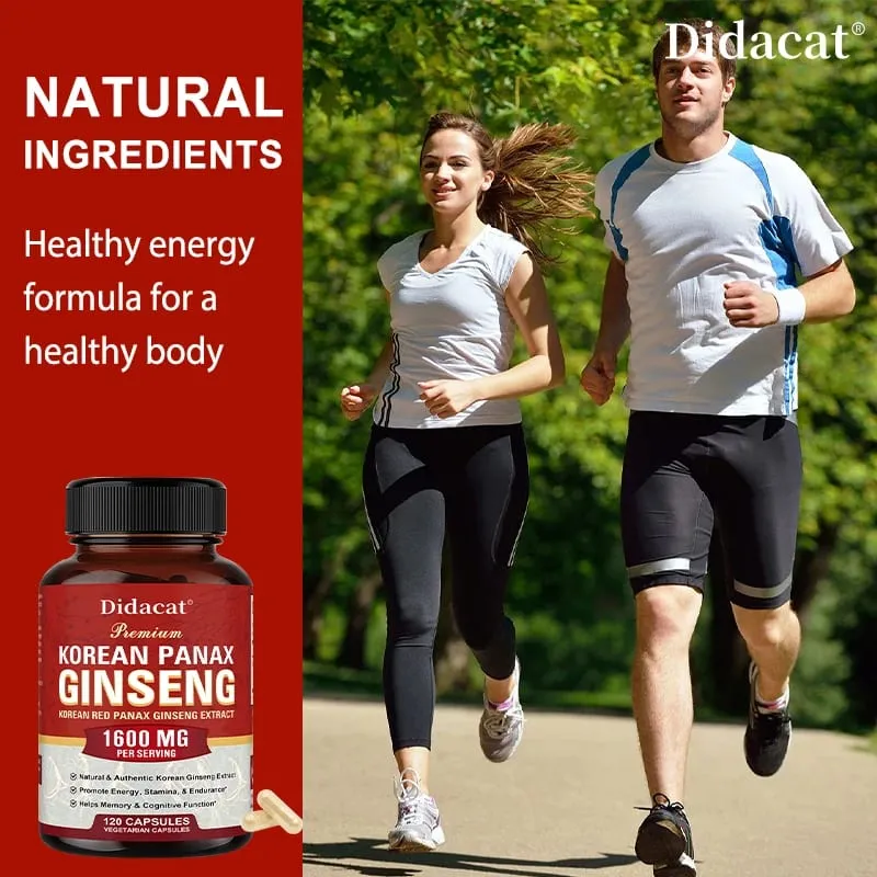 Korean Red Ginseng Capsules | Powerful Ginsenosides To Boost Energy Focus Stamina Vitality and Strengthen The Immune System — image 4