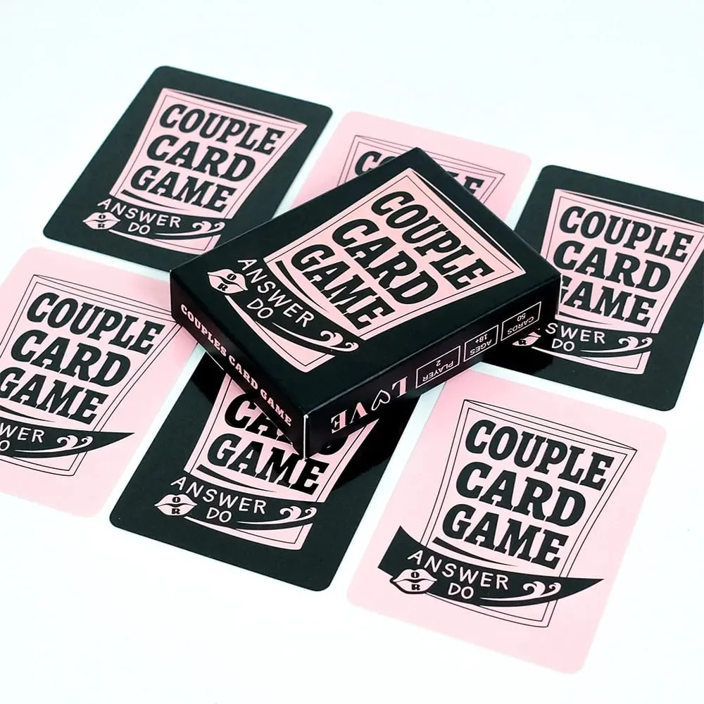 Couple Card Game Romantic Truth or Dare Drinking Game for Adults Date Night Activity Anniversary Valentine Gift 50Pcs — image 3