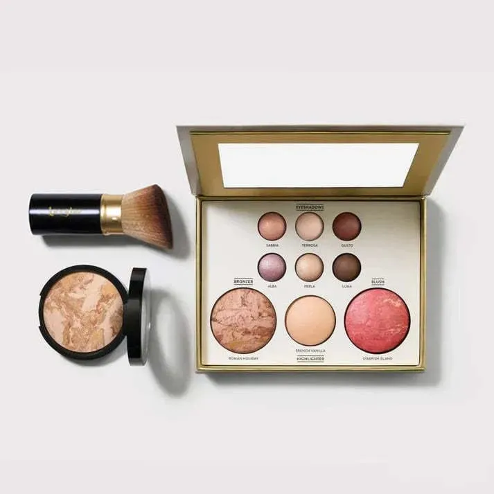 Tuscan Dreams Holiday Baked Starter Kit (4PC) - Fond de teint pour palette de maquillage complet avec pinceaux en édition limitée — image 8