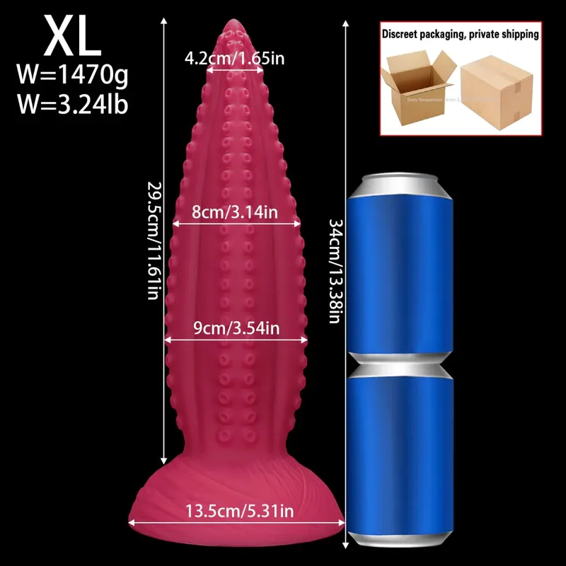 66cm Super Mahaba Malaki Anal Plug Malaking Makapal Butt Plugs Pagsasanay Anal Dilator Laruang Prostate Massager Pang-adultong Anal Sex Toy Para sa mga Babae Lalaki — image 17