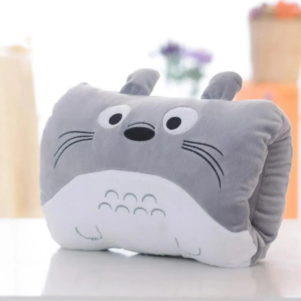 Creative Cushion Hand-Warming Plush Gift Pink Bear Children's Plush Pillow Hand-Warming Gloves Adult Cartoon Nap Pillow — image 2