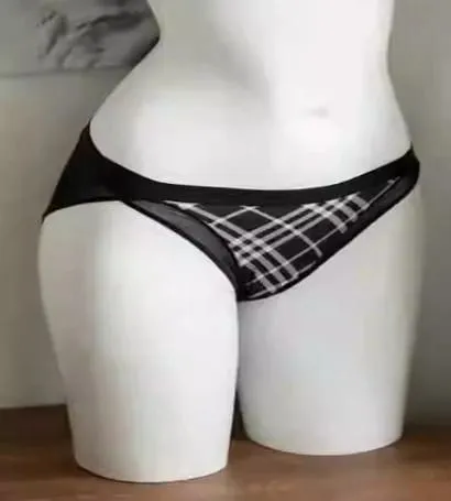 Women American Retro Plaid Intimates Set Thin Push Up Bra Anti Sagging Armpit Fat Support Comfort Everyday Wear — image 9