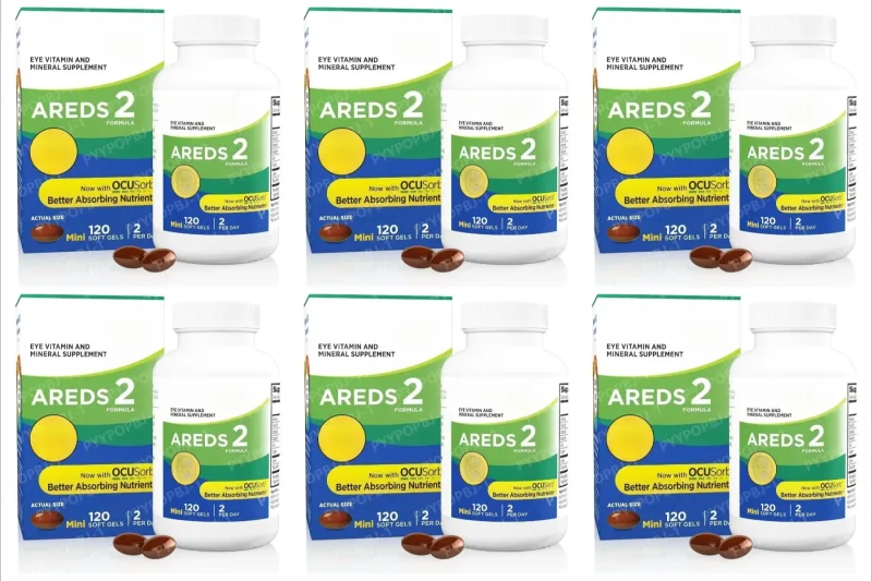 2 Eye Vitamin and Mineral Supplement with OCUSorb Lutein and Zeaxanthin 120 Capusus