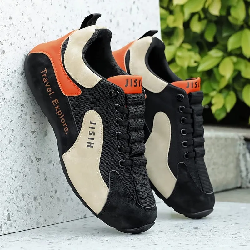 Men's Laced Casual Sport Shoes Outdoor Walking Running Shoes - Lightweight Breathable Basketball Exercise Sneakers — image 3