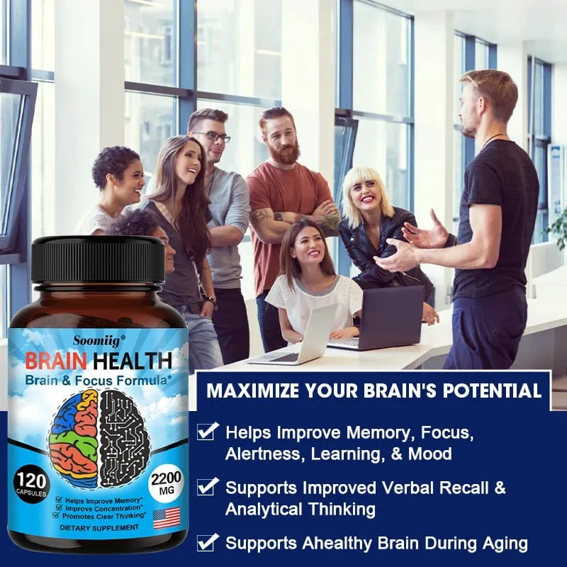 Ginkgo Biloba Supplement - Memory and Learning Promotes Brain Health Improves Clarity Improves Concentration Supplement — image 3