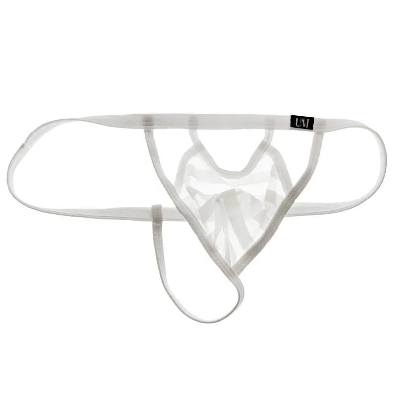 New See-through Mesh Low Rise Mens T-Back Thong Thin Stretch Soft Breathable Lightweight Sexy Underwear — image 9
