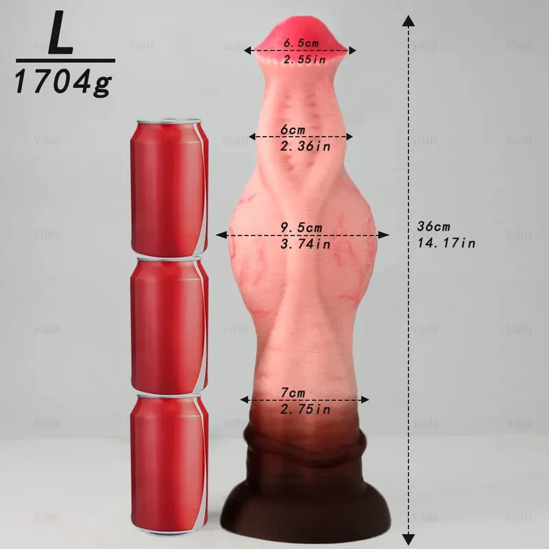 Consolador de caballo enorme de 47-95mm, Consolador realista de animales, tapón Anal grande, pene grueso, pene de silicona, Juguetes sexuales, Consolador, masturbación para adultos — image 9