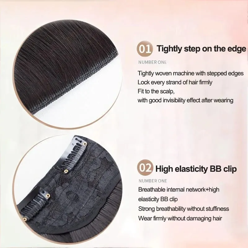 24 Inch Burgundy Straight Long Synthetic Hair Ponytail Extension Suitable For Women — image 3