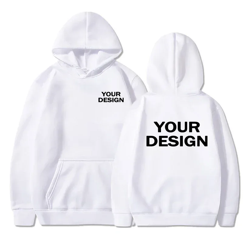 Custom Prints Herr Dam Luvtröjor Lösa fritidskläder Enfärgade Luvtröjor Långärmade Huvtröjor Personlighet Streetwear Sweatshirts — image 3