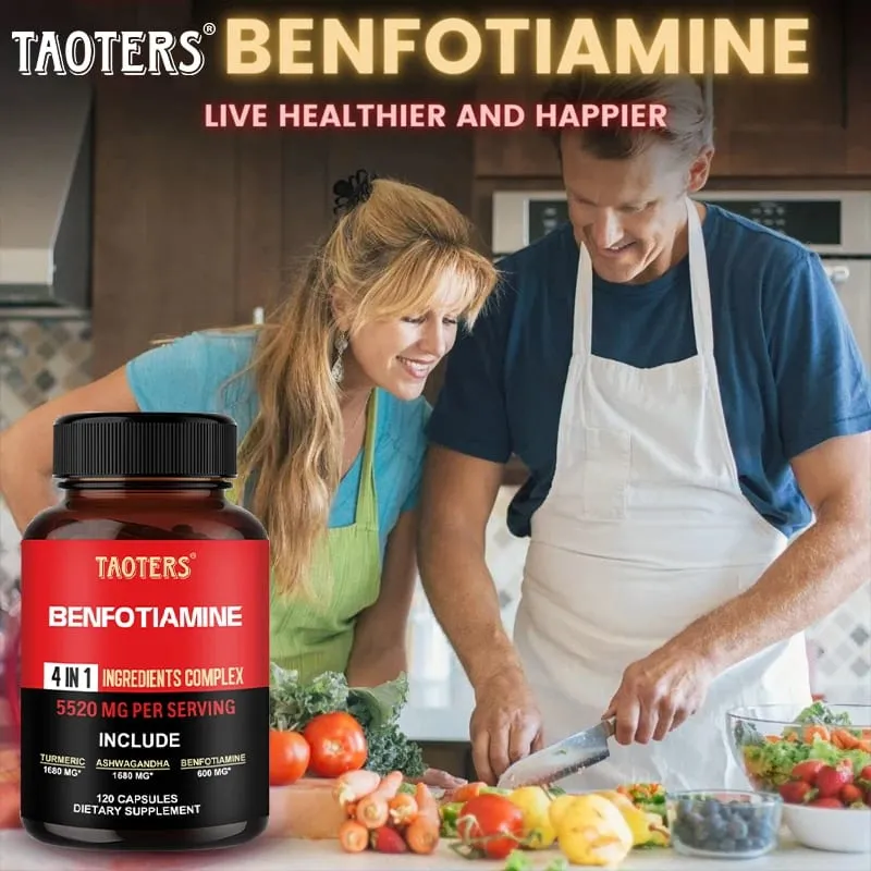 600 Mg Benfotiamine Capsules - Tumutulong sa Pagpapanatili ng Malusog na Metabolismo ng Glucose at Sinusuportahan ang Mga Supplement sa Kalusugan ng Nervous System — image 3