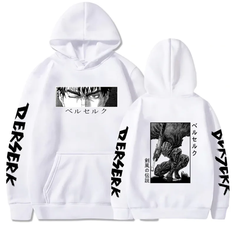 Berserk Zipper Hoodies Lalaki Babae Long Sleeve Sweatshirt Fleece Oversized Jackets Coats Nakakatuwang Berserk Japanese Anime Streetwear — image 43