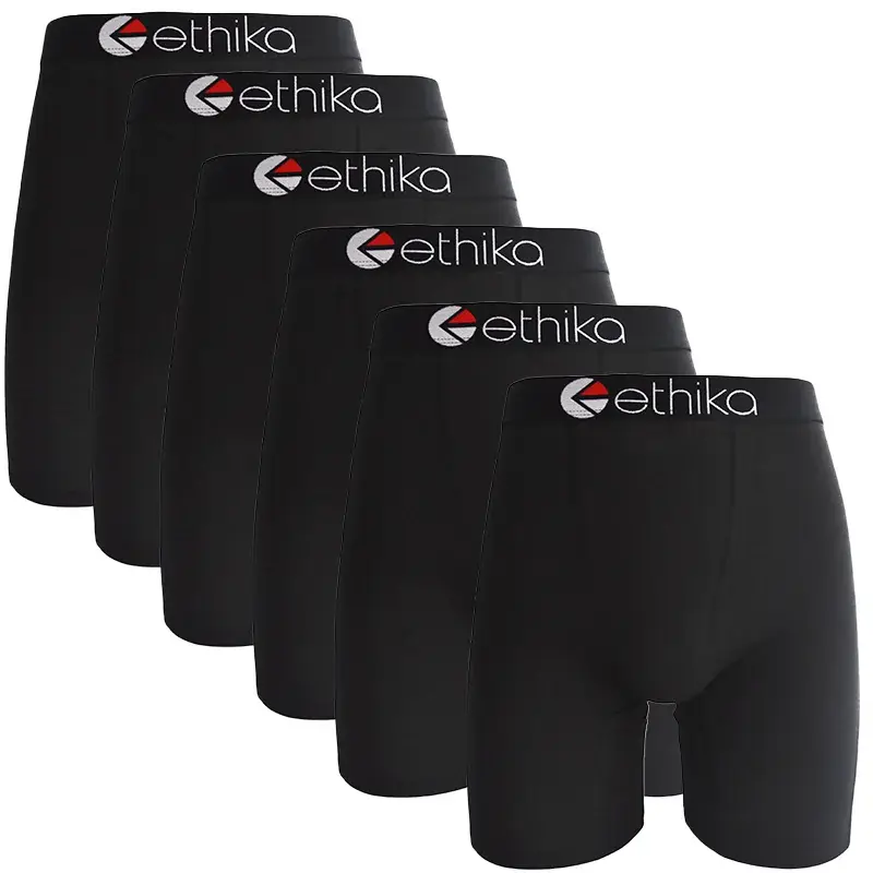 Boxershorts i bomull 6 st S-XXXL | Ultramjuka underkläder som andas, anti-skav, elastiskt midjeband Multipack Boxers