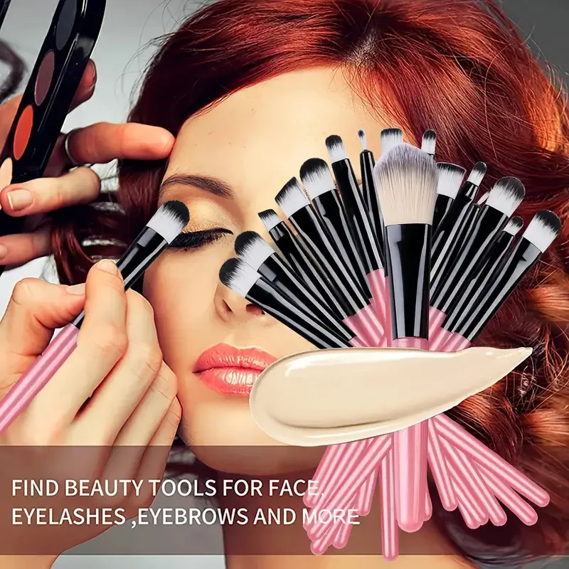 Makeup Brushes Set Premium Synthetic Kabuki Brushes Foundation Concealer Powder Blush Blending Face Eyeshadow Cosmetic Brushes S — image 6