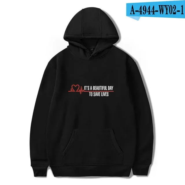 Harajuku Gray's Anatomy Tumblr Greys Anatomy printed Hoodies Sweatshirts Men/Women Comfortable Sweatshirt Adult/Child Pullovers — image 1