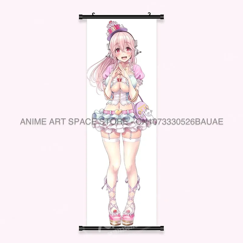 Video game Wall Artwork Canvas Scrolls Picture Anime Movie Role Poster Hanging Painting Print Home Decoration For SUPER SONICO — image 26