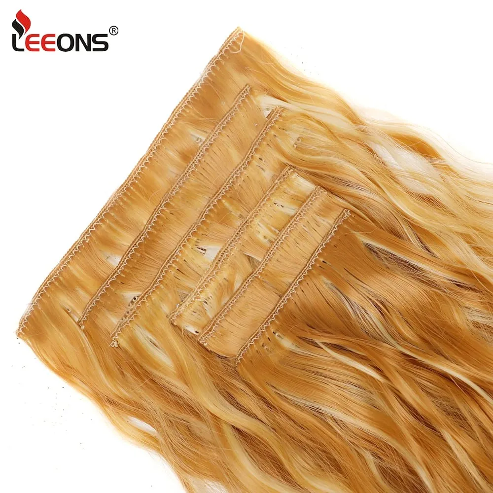 Corn Hair Extensions 6Pcs 20 Inch Clip In Hair Extensions Curly Clip Ins Hair Extension Invisible Natural Hairpieces For Women — image 5