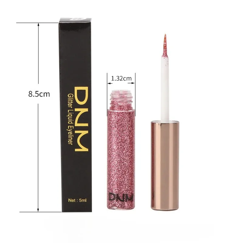 16 Colors Diamond Liquid Eyeliner Professional Silver Green Shiny Eyes Flash Long-lasting Liquid Glitter Eye Liner Beauty Makeup — image 7