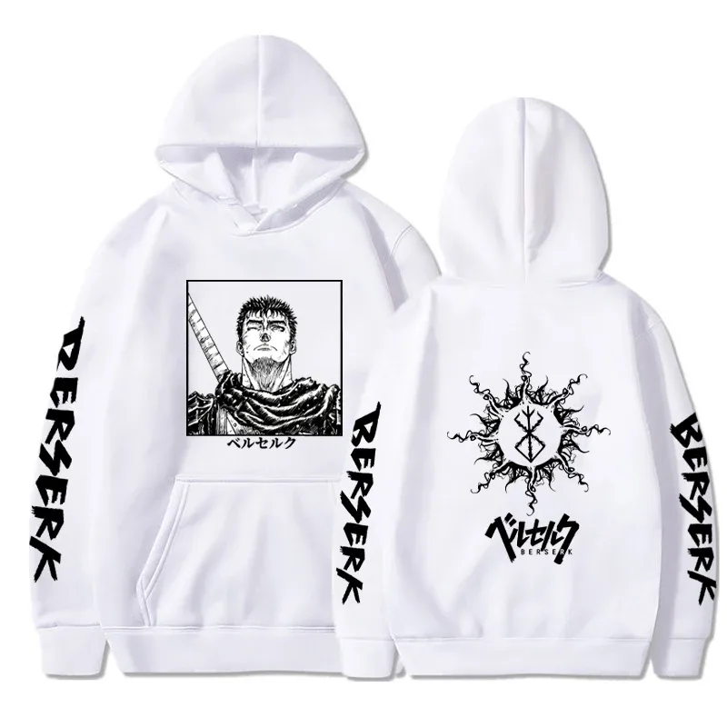 Berserk Zipper Hoodies Lalaki Babae Long Sleeve Sweatshirt Fleece Oversized Jackets Coats Nakakatuwang Berserk Japanese Anime Streetwear — image 38