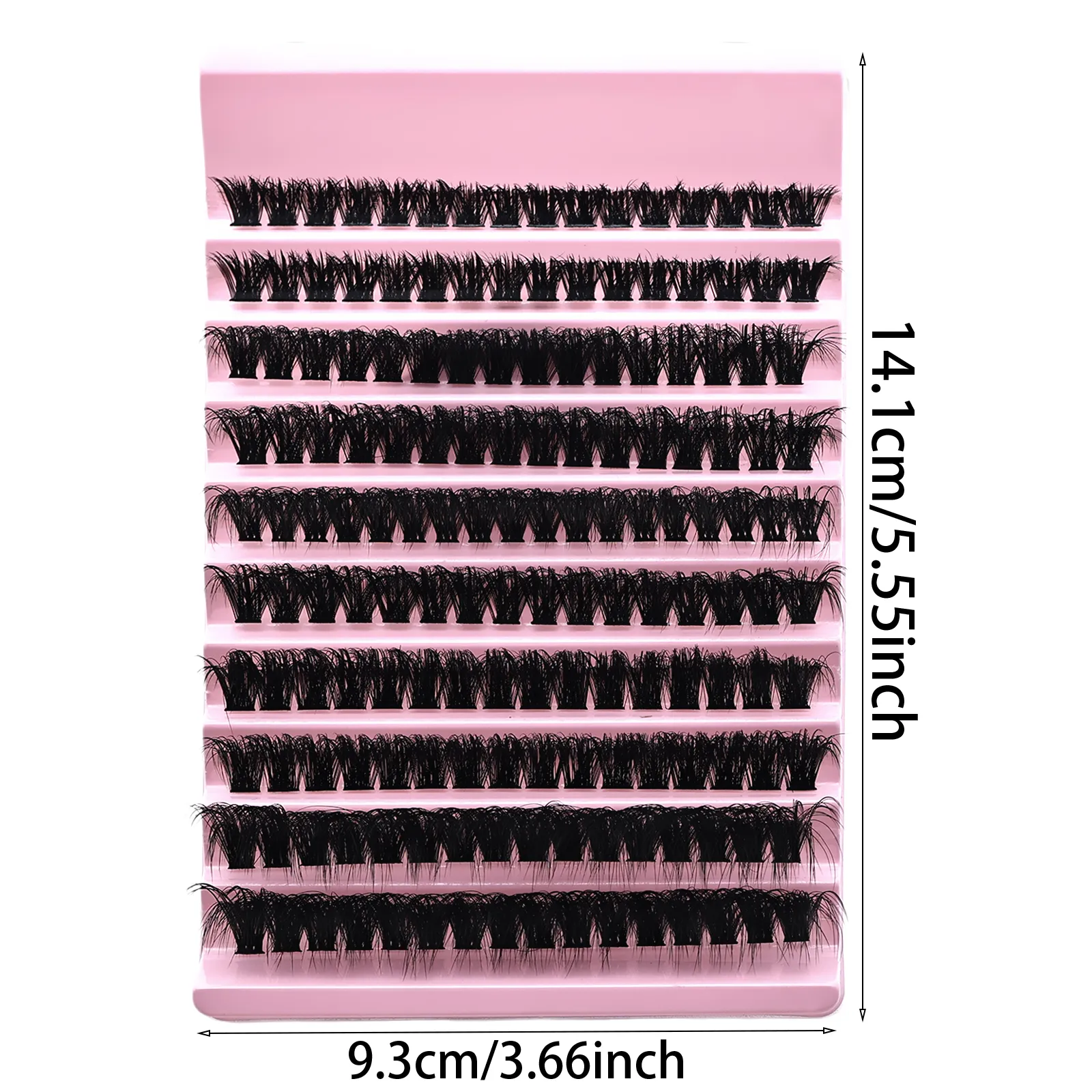 DIY Cluster Lash Extensions D Curl Fluffy Individual Lashes Segmented Reusable False Eyelash Clusters Beginners Home Eye Makeup — image 4