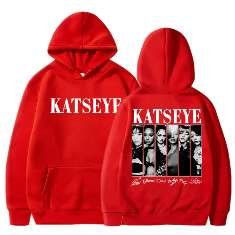 Limted Kpop Katseye Print Hoodies Vintage Trendy Men Women Y2k Hoody Sweatshirt Fleece Oversized Tracksuit Streetwear Fans Gifts — image 21