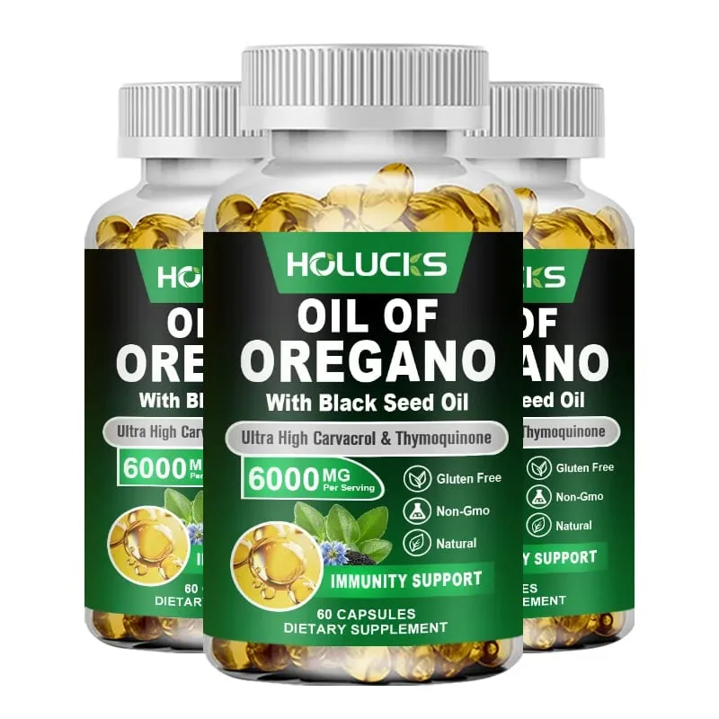 Pure Oil of Oregano Supplement for Sinus Relief Allergies & Healthy Immune Response Respiratory & Gut Health GMP Certified — image 8