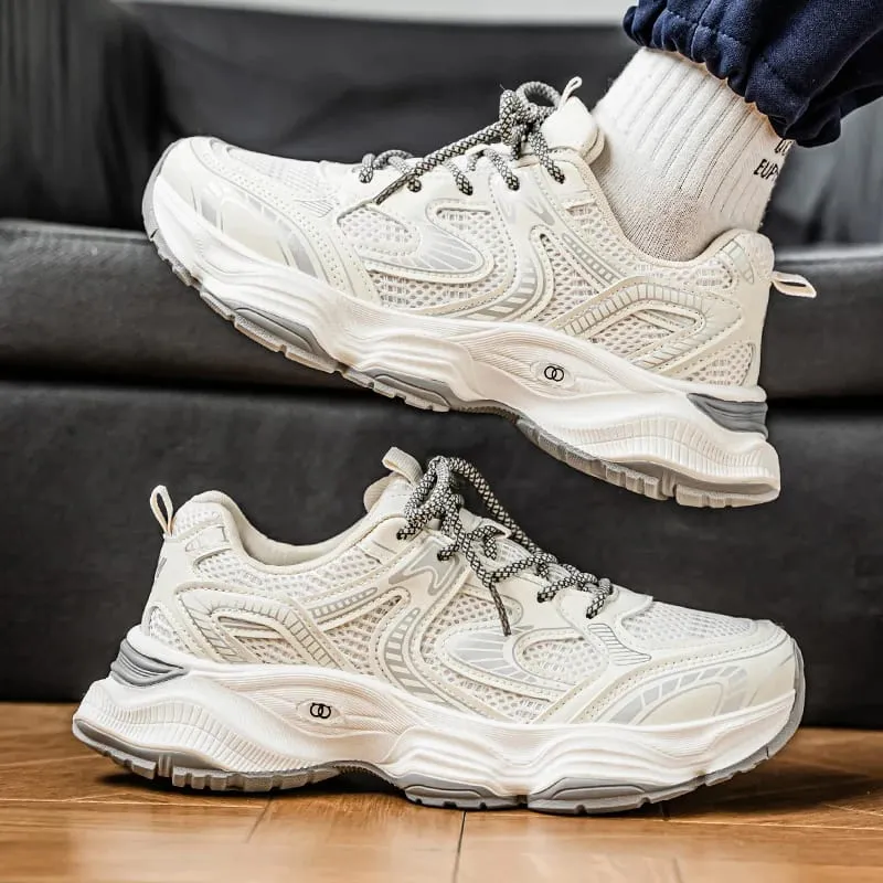 Men's casual sneakers spring summer new breathable soft-sole anti-slip outdoor running shoes fashion students speed sports shoes — image 7