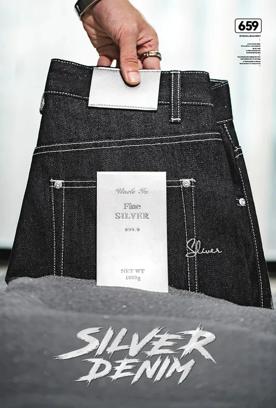 Maden Vintage 13OZ جينز دينم فضي للرجال Selvedge الخام الدينيم الخريف منتصف الخصر مستقيم السراويل الذكور تنوعا بنطلون