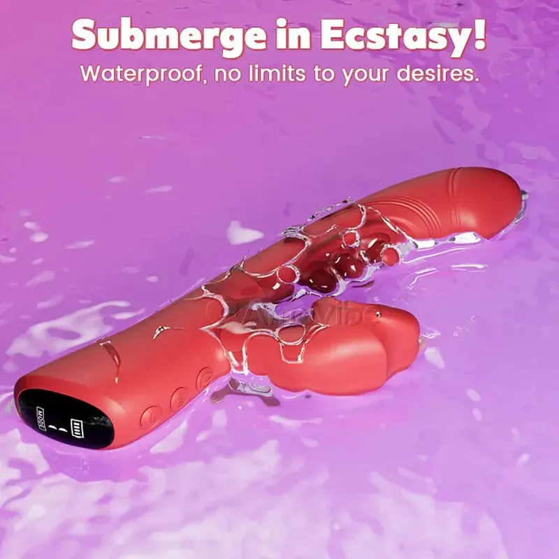 4 i 1 tungslickande klitorisvibrator med 9 flaxande och 8 bitande vibrationslägen G Spotstimulator Dildosexleksaker för kvinnor 18 — image 5