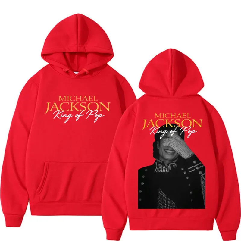 Michael Jackson King of Pop Hip Hop Style Hoodies Men Women Harajuku Streetwear Vintage Sweatshirt High Quality Fleece Pullovers — image 11