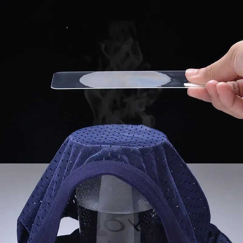Erkek Buz Ipek Iç Çamaşırı Külot nefes alan iç çamaşırı Bambu Karbon Fiber Anti-Bakteriyel Rahat Içi Boş İç Pantolon Soğuk — image 14