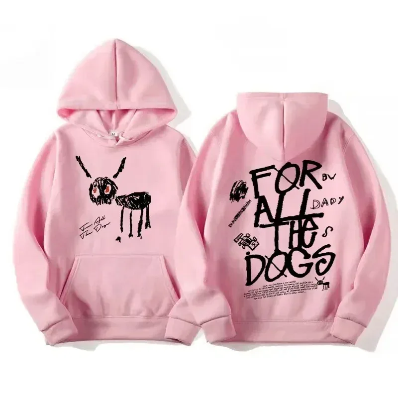 Men Women Fashion Hip Hop Pullovers Sweatshirt Vintage Streetwear Hoodie Rapper Drake New Album for All The Dogs Graphic Hoodies — image 23