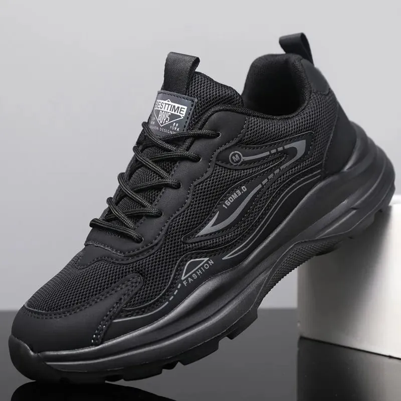 Men's Summer Sports Shoes Versatile Mesh Breathable Comfortable Walking Shoes for Man Outdoor Soft Sole Casual Running Sneakers