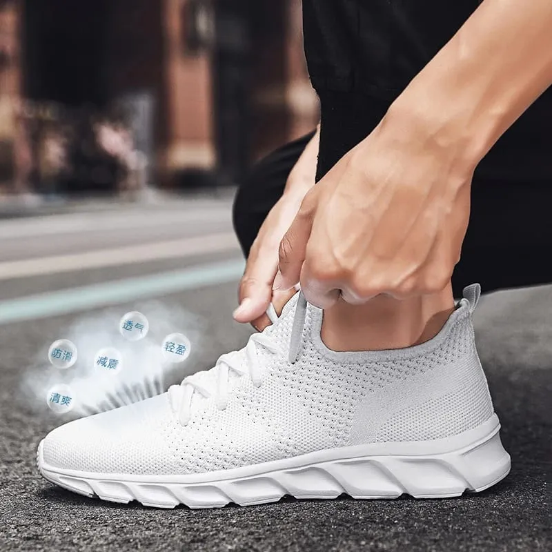 Men's Casual Sneakers Breathable Summer Running Shoes Lightweight Soft Sport Shoe Outdoor Fashion Tennis Shoes for Men Women — image 6