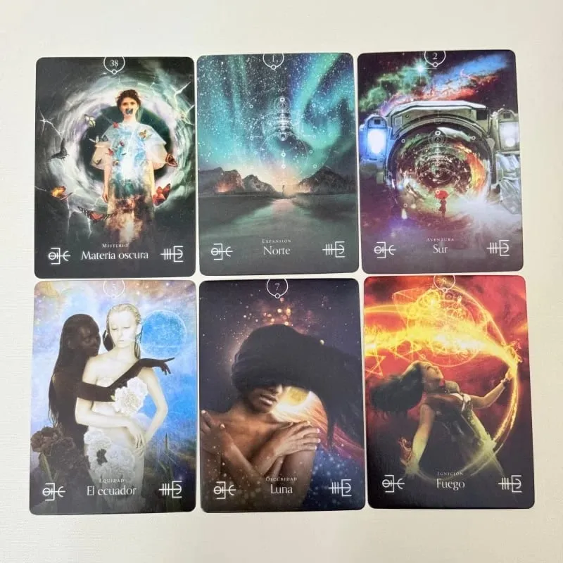 ORÁCULO DE LOS ELEMENTOS Oracle Cards 44PCs Spanish Version Fate Divination Board Game Card Games — image 3