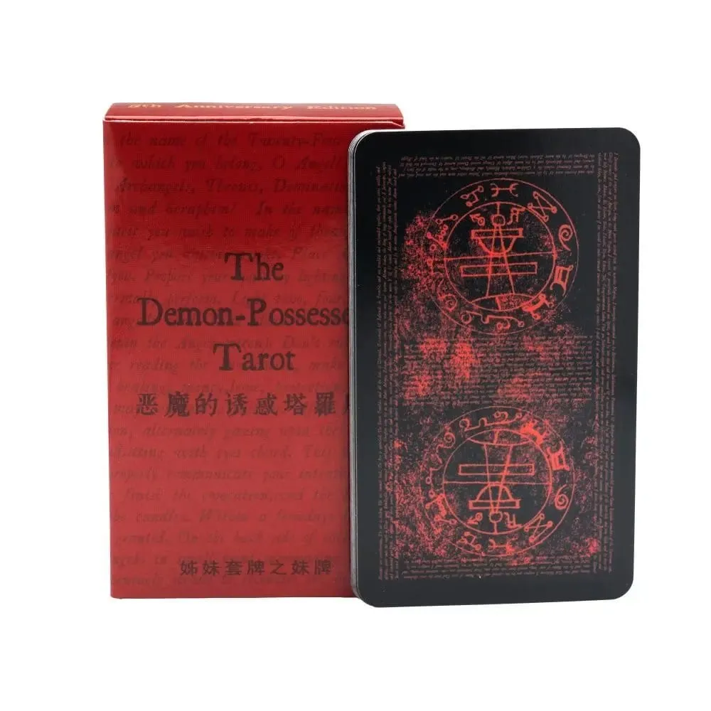 10.3*6cm 78 Vintage Gothic Demonology Tarot The Demon-Possessed Tarot Cards - Goetia Occult Divination Deck