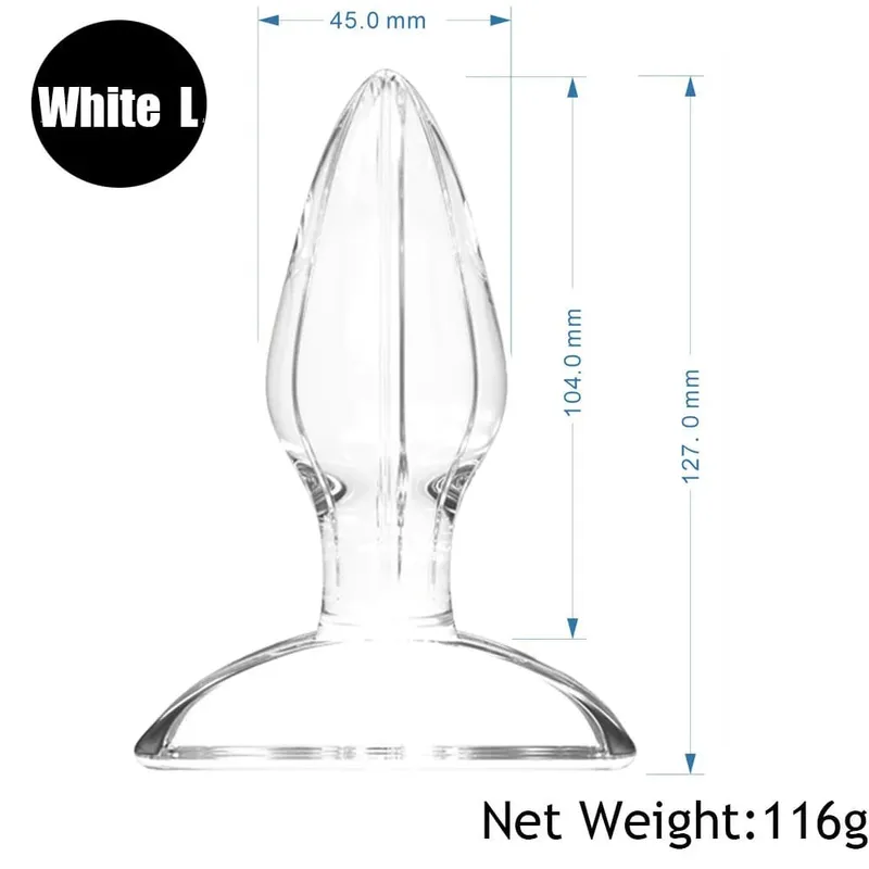 Anal Butt Plug Anal Trainer Sex Toy with Pleasure Wand with Tapered Head Unisex Bum Plug for Men Women — image 3