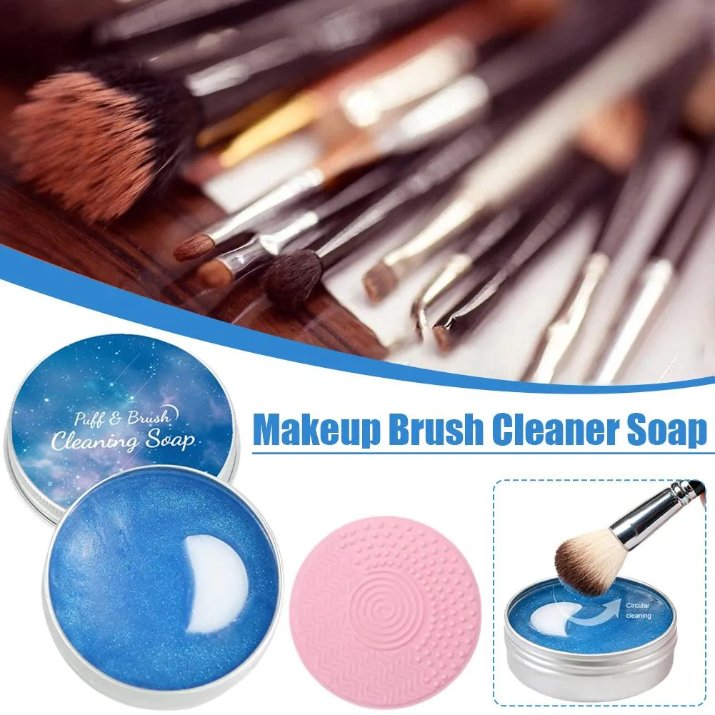 Makeup Brush Cleaner Soap with Silicone Mat Deeply Cleans Waterproof Makeup for Synthetic & Natural Makeup Brushes & Sponges — image 6