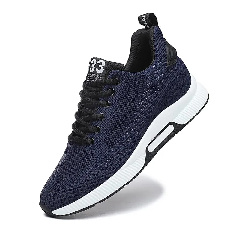 Sneakers Men Height Increase Insoles 6cm Elevator Shoes Chunky Taller Heel Lift Plus Size 37-46 — image 8