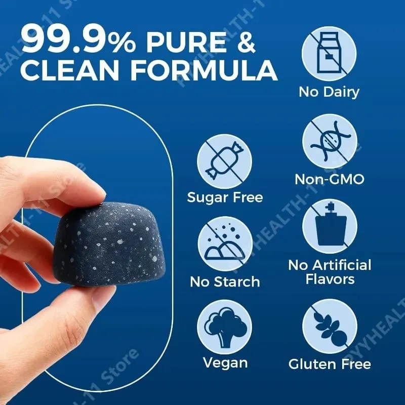 Methylene Blue Compound Gummies 5mg 30/60 Ct Blueberry Flavor for Sustained Energy Mental Clarity & Mood Cellular Support — image 3