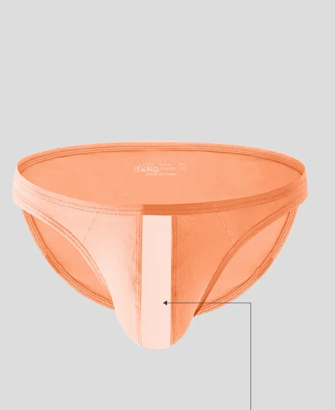1PCS Mens Low Rise Solid Gray Bikini Underwear Elastic Simple Edge Soft Stretch Fabric 3D Contour Pouch Panlalaki Briefs — image 12