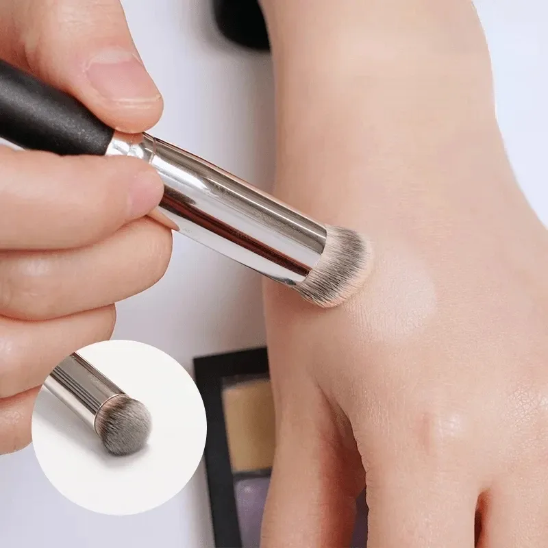 1/2/5/10pcs Foundation Concealer Brush Premium Contour Blusher Brushes Liquid Concealer Foundation BB Cream Face Makeup Brush — image 2