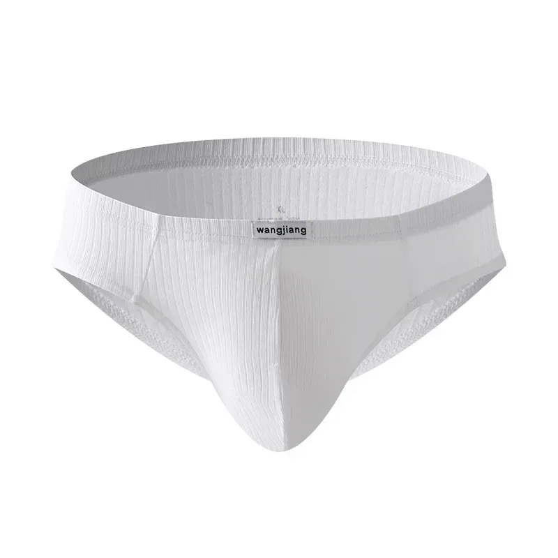 Men's Ribbed Cotton Separate Pouch Briefs Breathable Low Rise Soft Stretch Underwear Panties 1PC — image 31