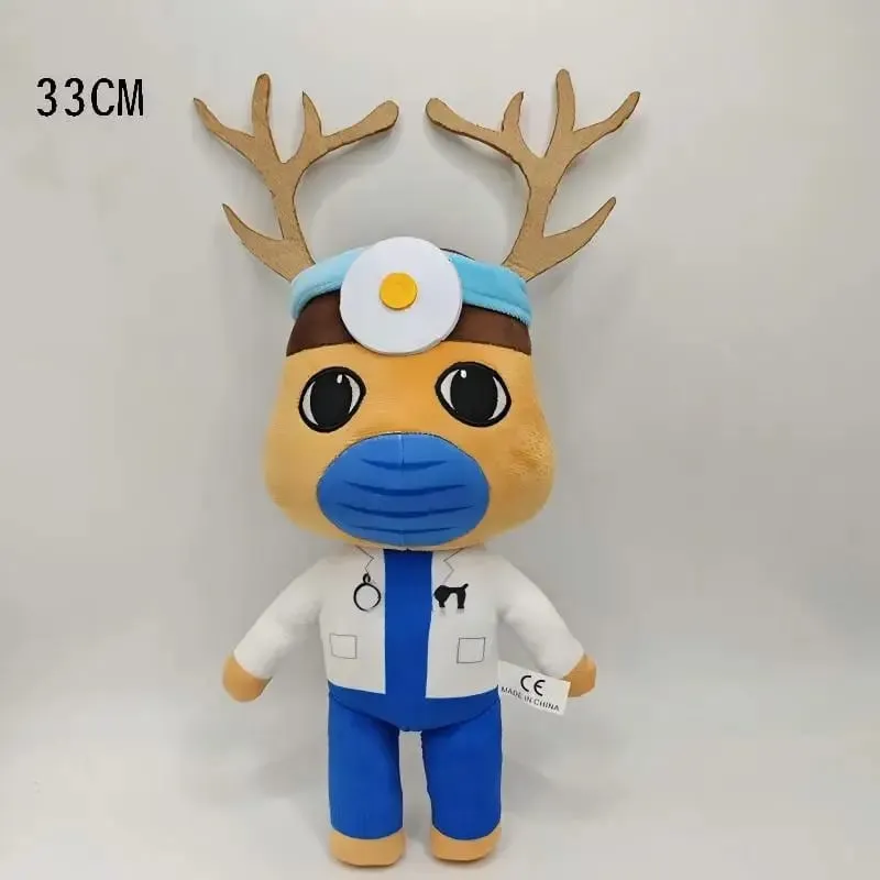 In Stock Horror Animal Hospital Blue Dog Penguin Bunny Plush Doll Cute Animal Game Peripherals Collectible Soft Toys. — image 8