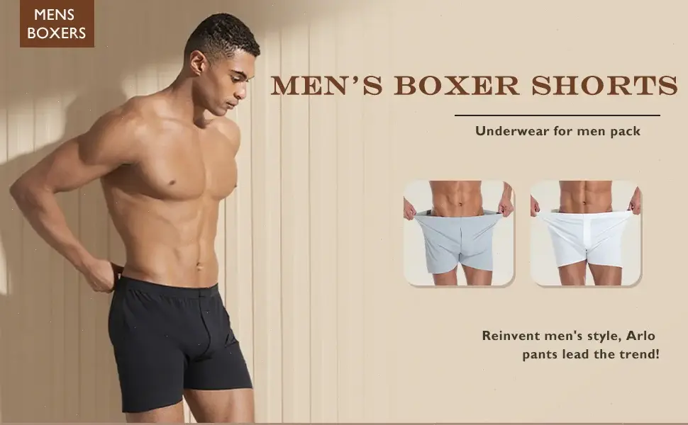 Men's Ice Silk Boxers Shorts Large Size Underwear Man Mid Waist Loose Arrow Pants Boy Home Pajamas Underpants Breathable Panties — image 2